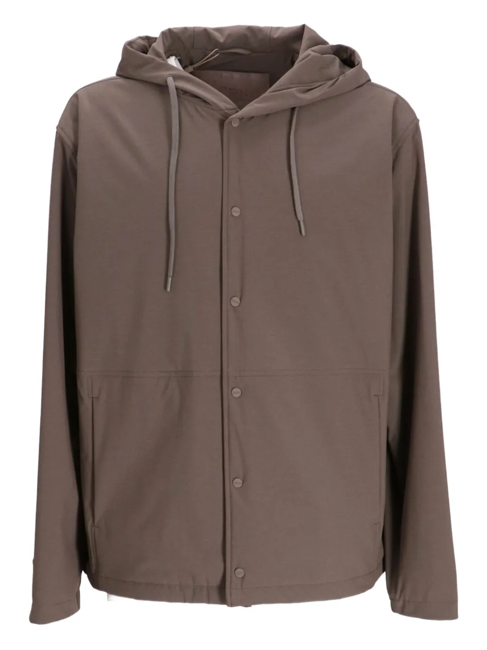 Herno Jack met capuchon en knoopsluiting Bruin