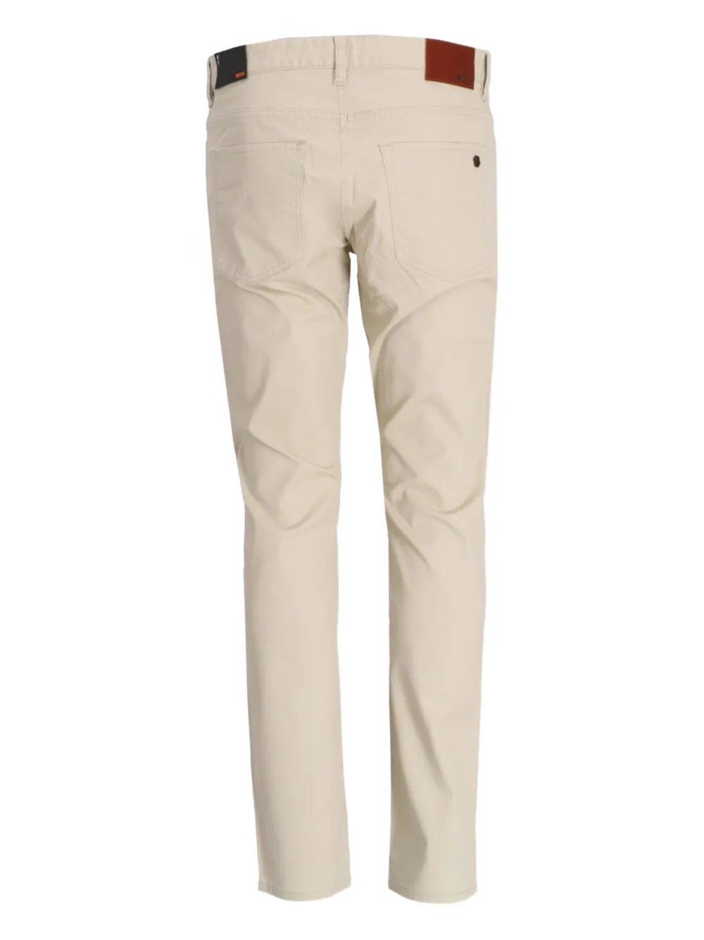 BOSS Katoenen broek Beige