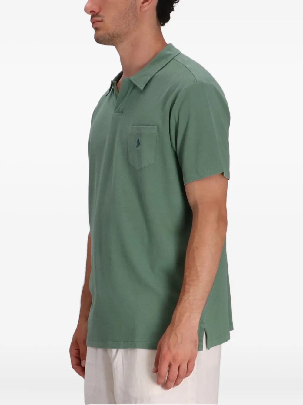 Polo Ralph Lauren Poloshirt met zak en korte mouwen Groen