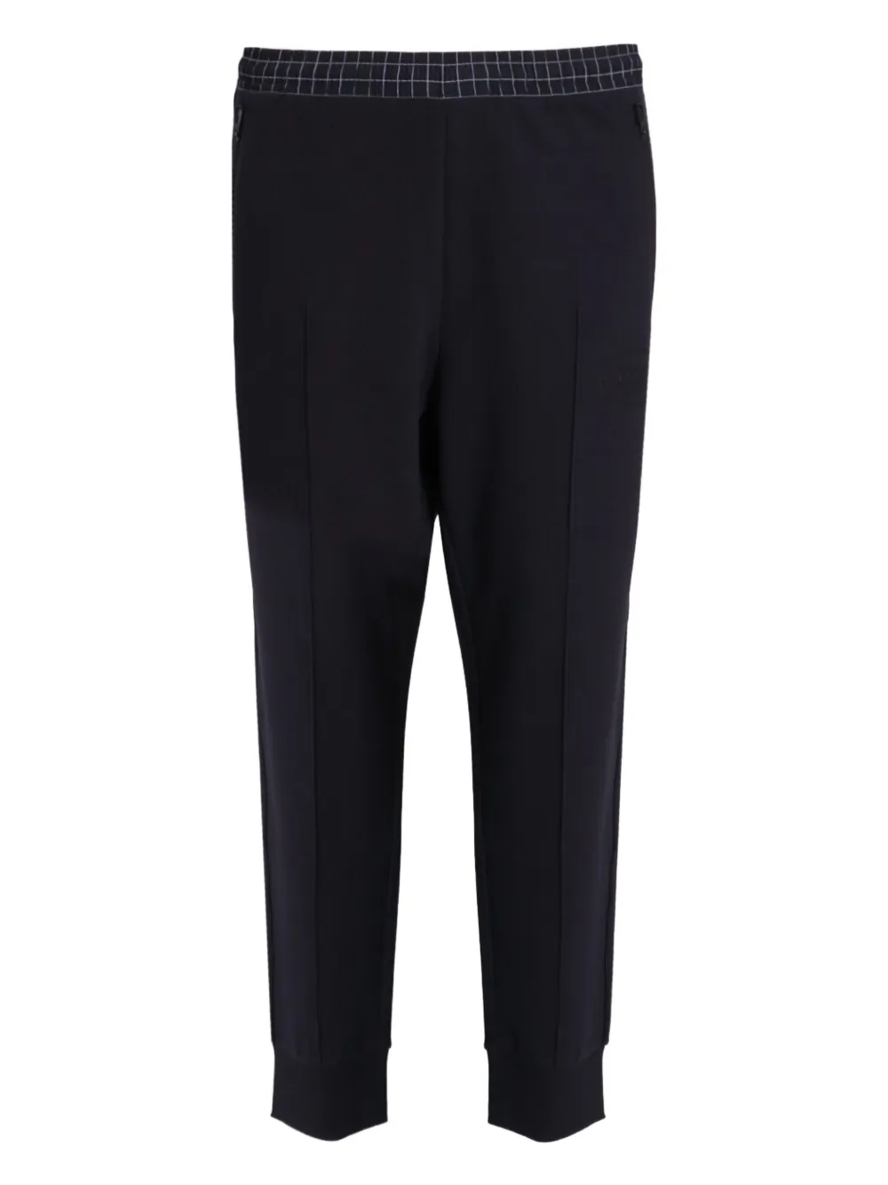 BOSS grid-waistband joggers | Black | Image 1