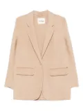 Ottod'Ame herringbone single-breasted jacket - Neutrals