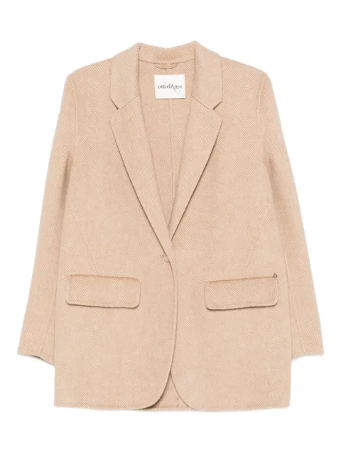Ottod'Ame herringbone single-breasted jacket