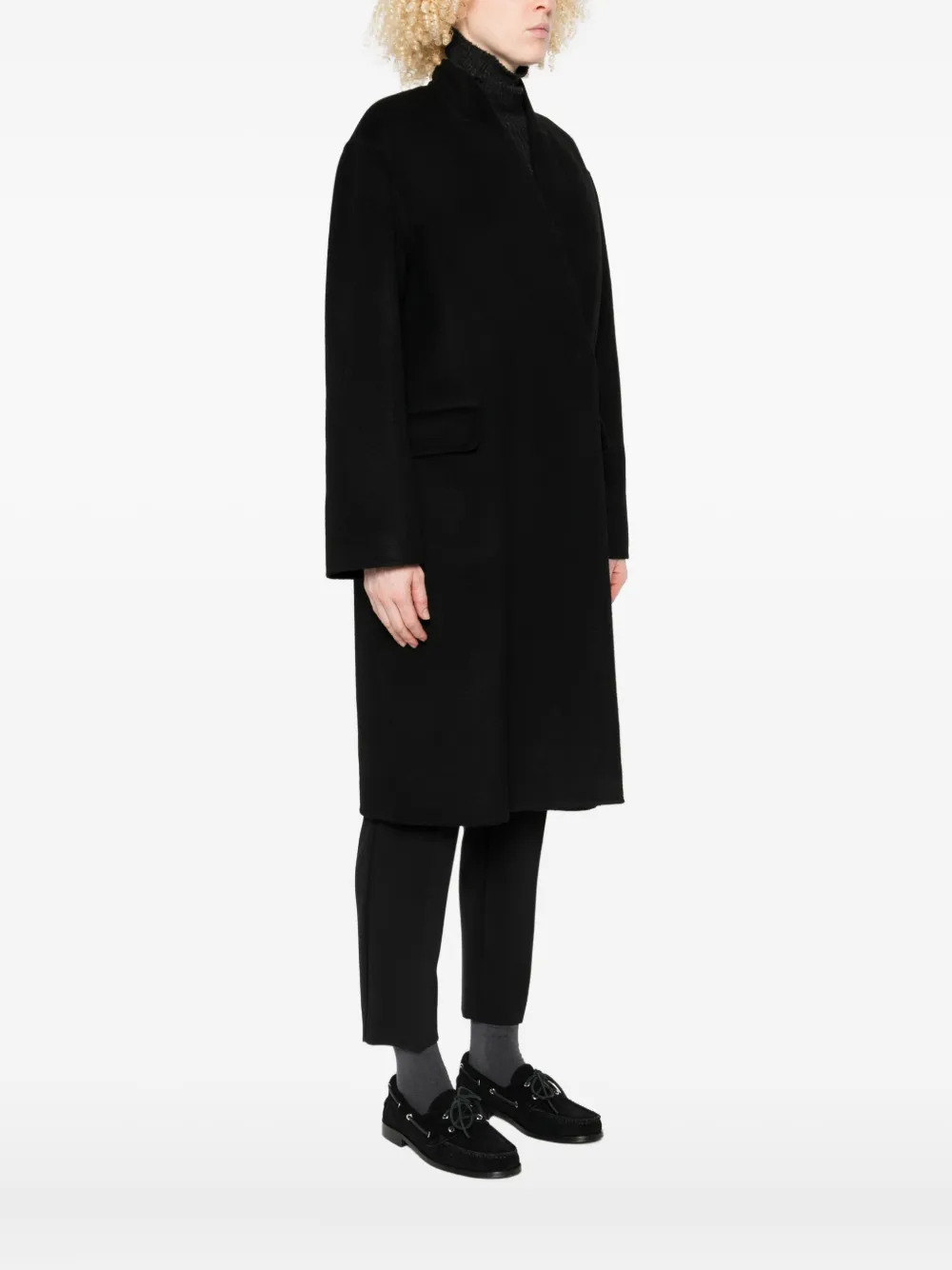 Ottod'Ame belted wrap coat | Single Breasted Coats | Image 2