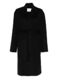 Ottod'Ame belted wrap coat - Black
