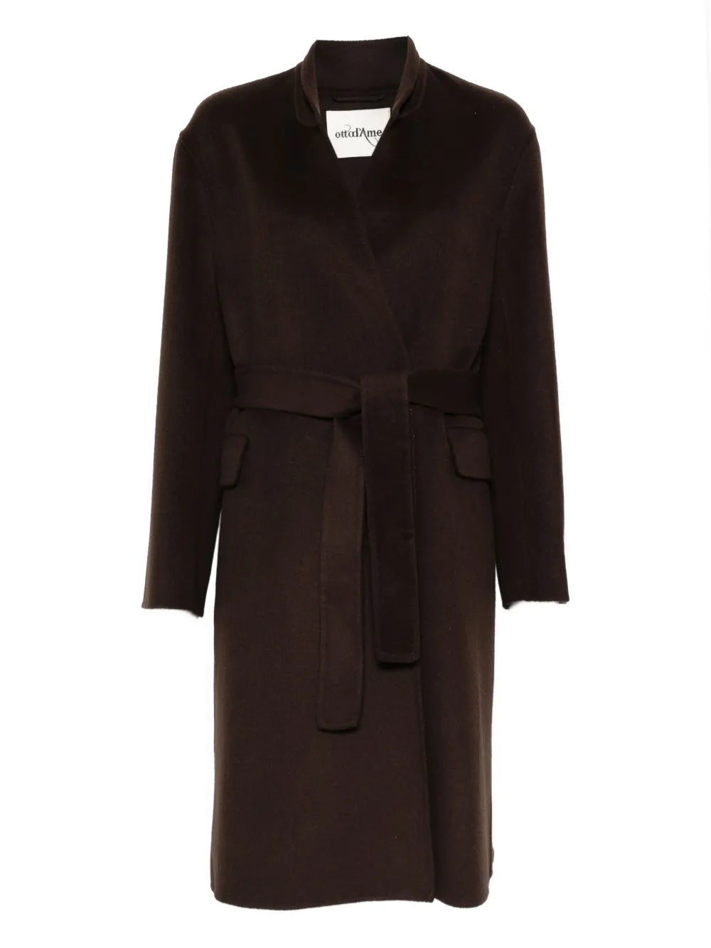 Ottod'Ame belted coat | Brown | Image 1