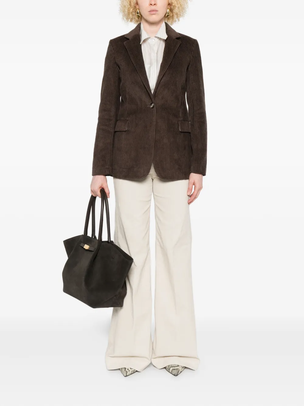 Ottod'Ame corduroy single-breasted jacket | Fitted Jackets | Image 2