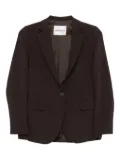 Ottod'Ame single-breasted notched-lapel jacket - Brown