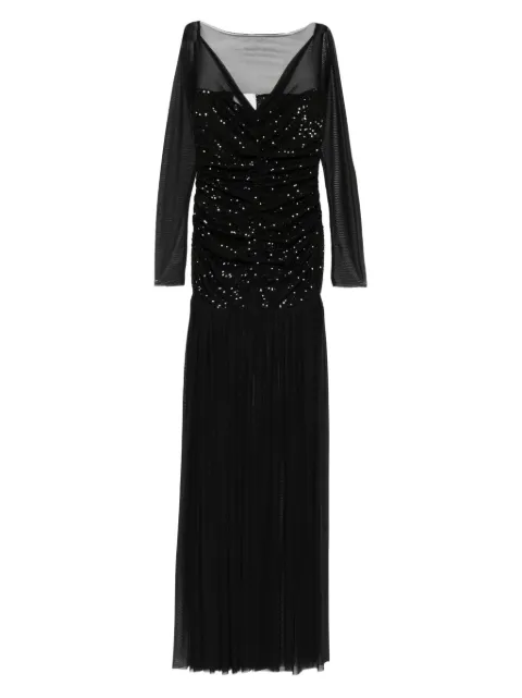 Atu Body Couture sequin-embellished mesh maxi dress
