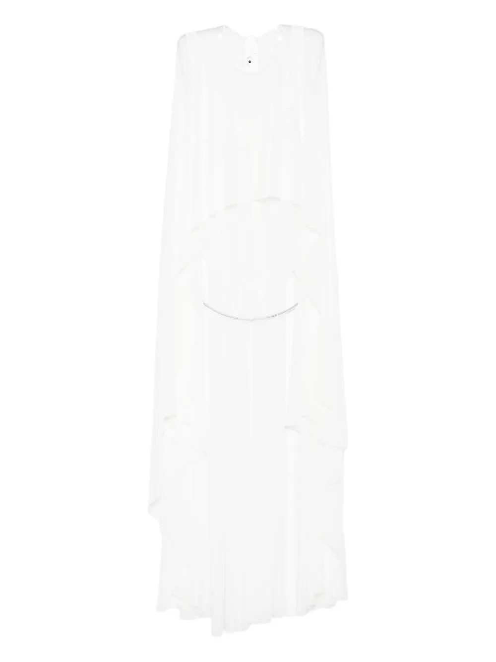 Atu Body Couture mesh bodysuit and cape set Wit