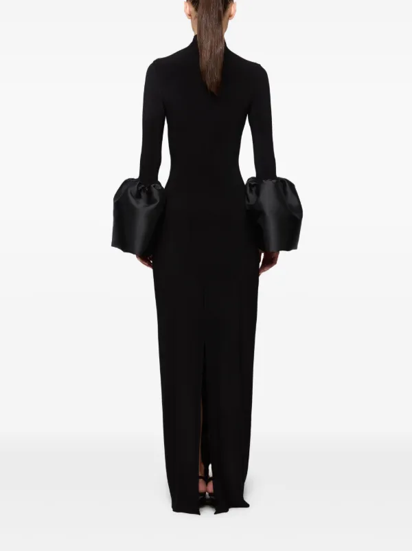 sachin and babi light blue dress Summer Midi Dress Women Elegant Long Sleeve Slim Party Dresses Casual Round  Neck Solid Black Basic Dress| Alibaba.com main image 0