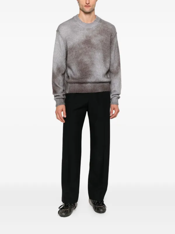 MM6 Maison Margiela ストレートパンツ | ブラック | FARFETCH JP