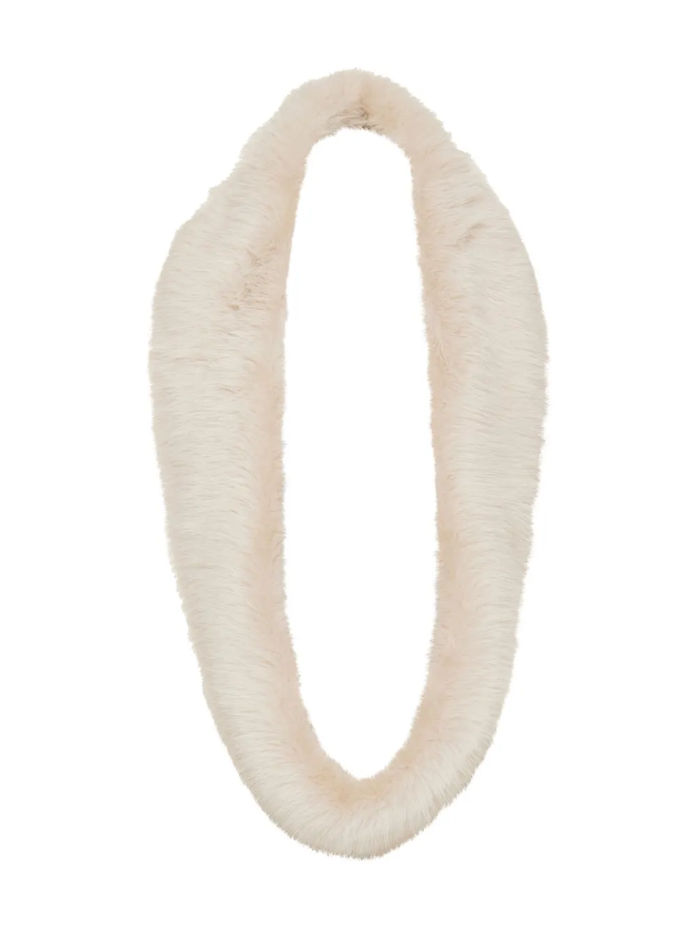 David Koma faux-fur neck scarf | White | Image 1