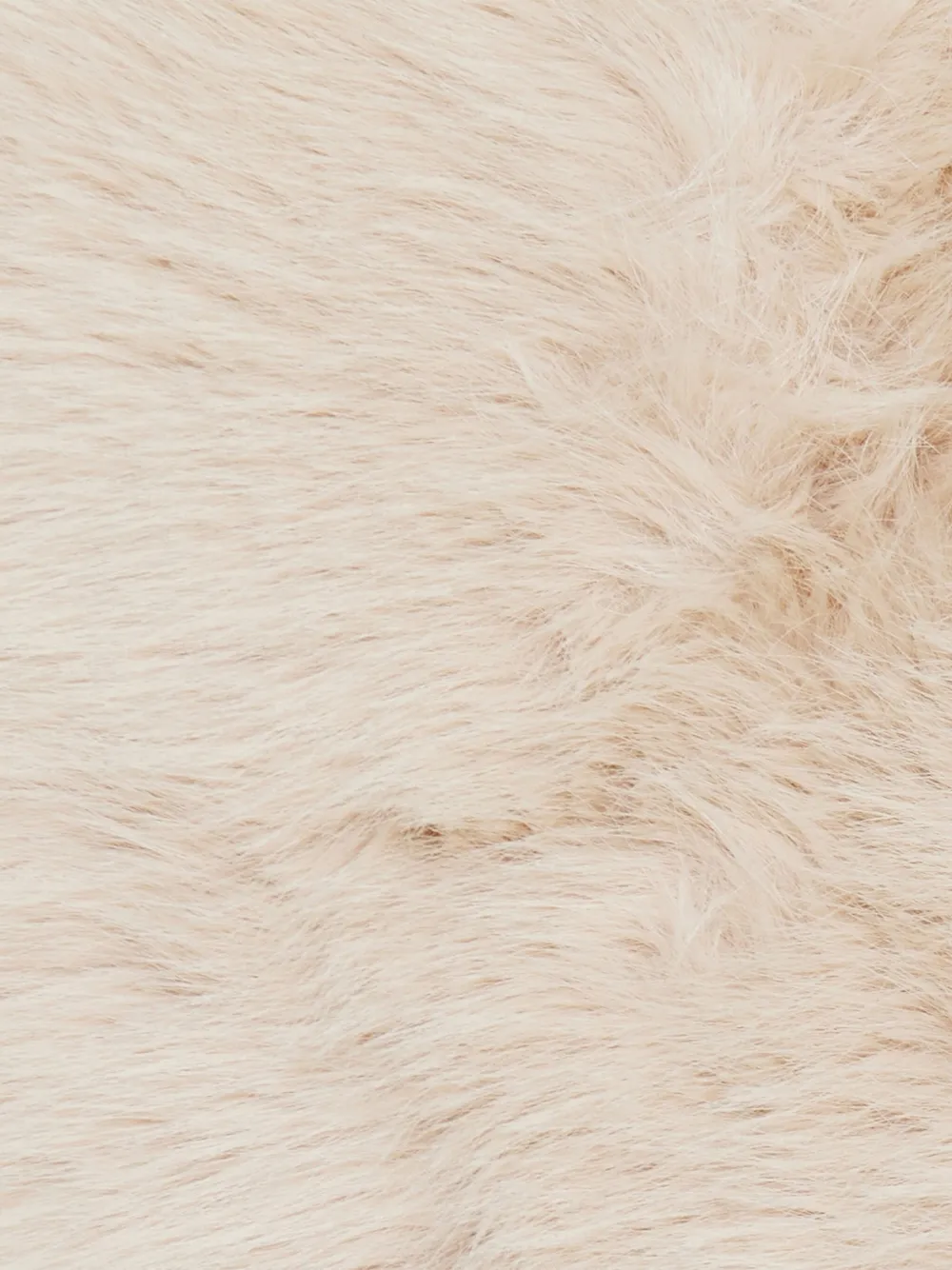 David Koma faux-fur neck scarf - Wit