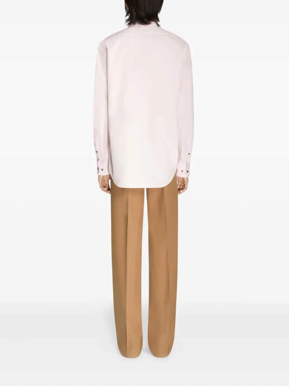 DRIES VAN NOTEN Katoenen overhemd Roze