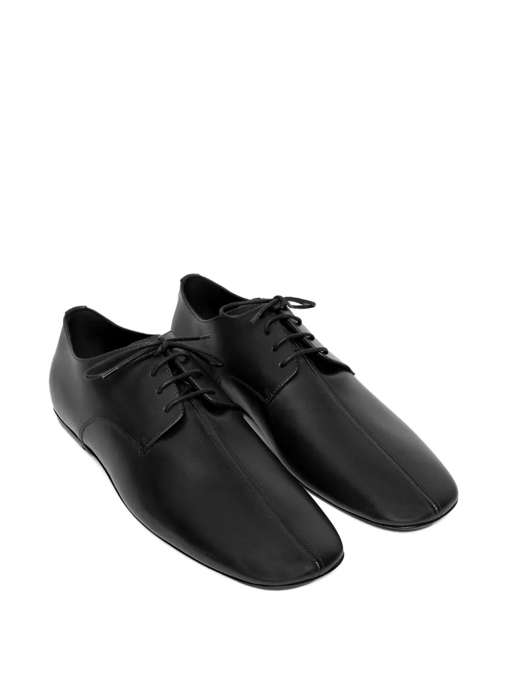 DRIES VAN NOTEN lace-up square-toe oxford shoes Black