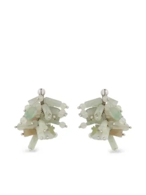dries van noten ボールピアス　ホワイト DRIES VAN NOTEN ウィメンズ ピアス＆イヤリング通販 - FARFETCH