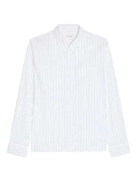 DRIES VAN NOTEN pinstripe cotton shirt
