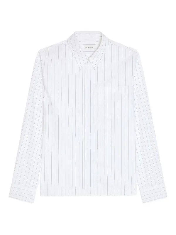 DRIES VAN NOTEN ストライプ シャツ | ホワイト | FARFETCH JP DRIES VAN NOTEN ストライプ シャツ | ホワイト | FARFETCH JP