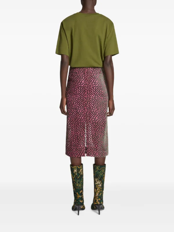 DRIES VAN NOTEN ポルカドット スカート | ピンク | FARFETCH JP