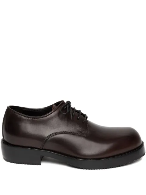 DRIES VAN NOTEN leather lace-up derby shoes