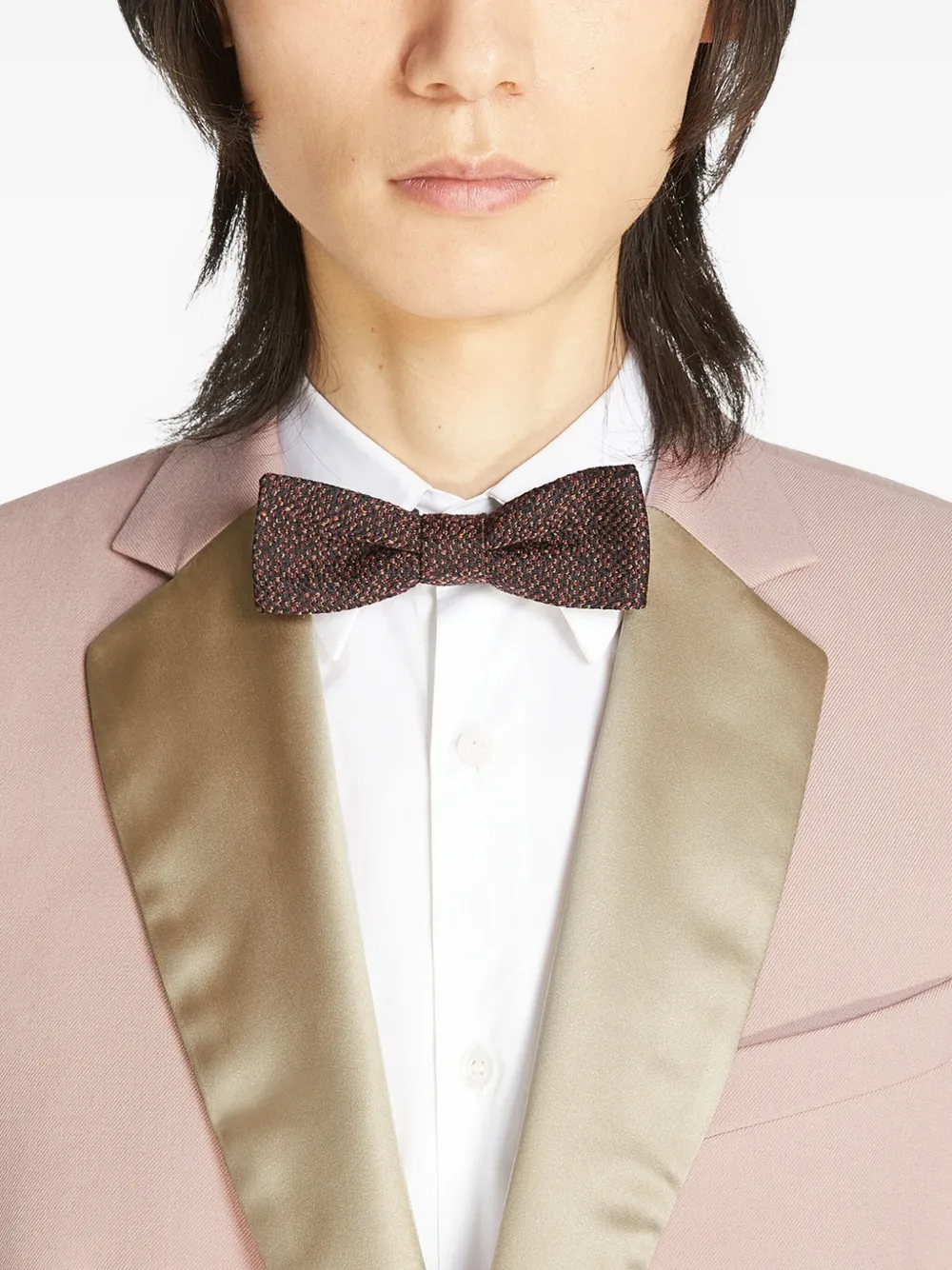 DRIES VAN NOTEN Vlinderdas met patroon - Bruin