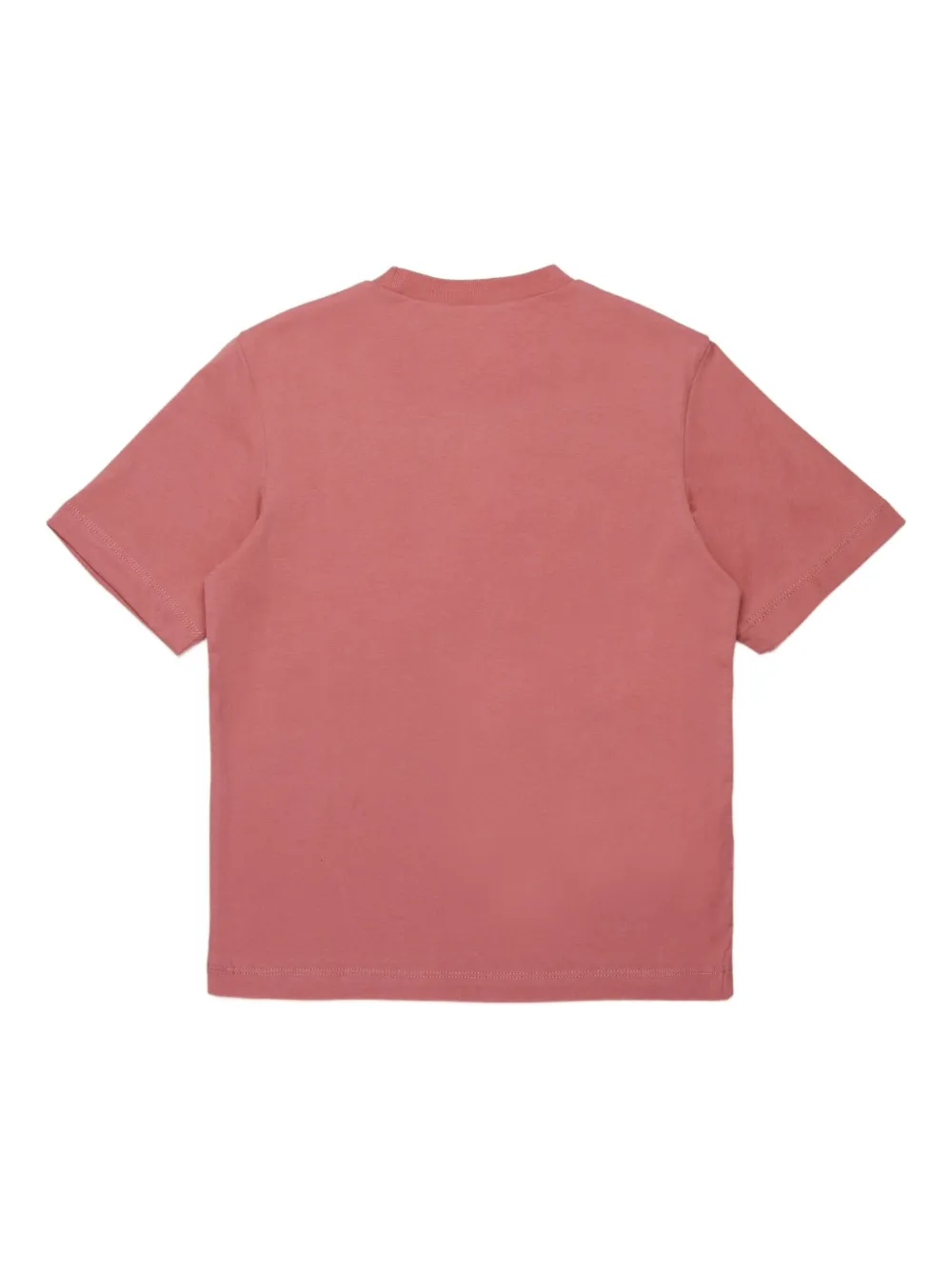 Marni T-shirt In Jersey Con Patch Floreali In Pink