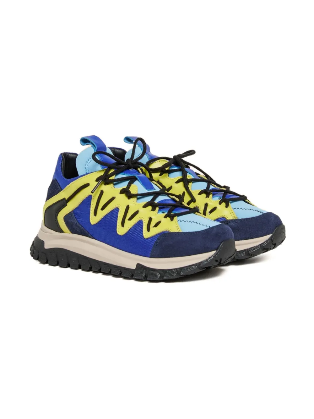 Marni Kids panelled lace-up sneakers | Teen Boy Shoes | Image 2