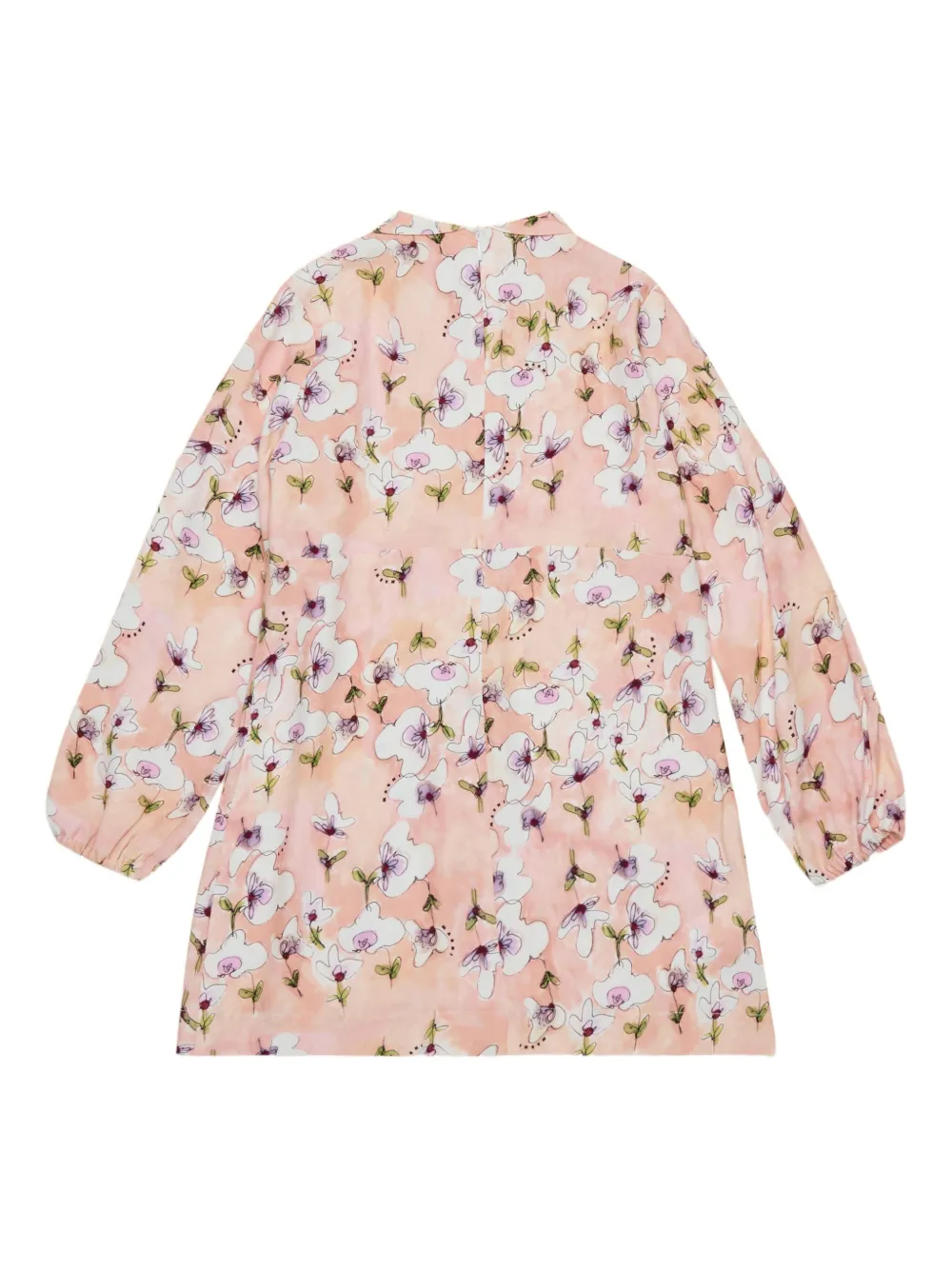 Marni Kids Shirt met bloemenprint Roze