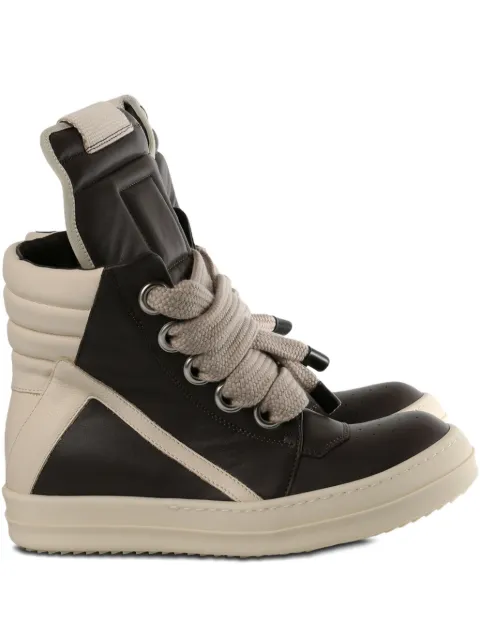 Rick Owens leather high-top sneakers