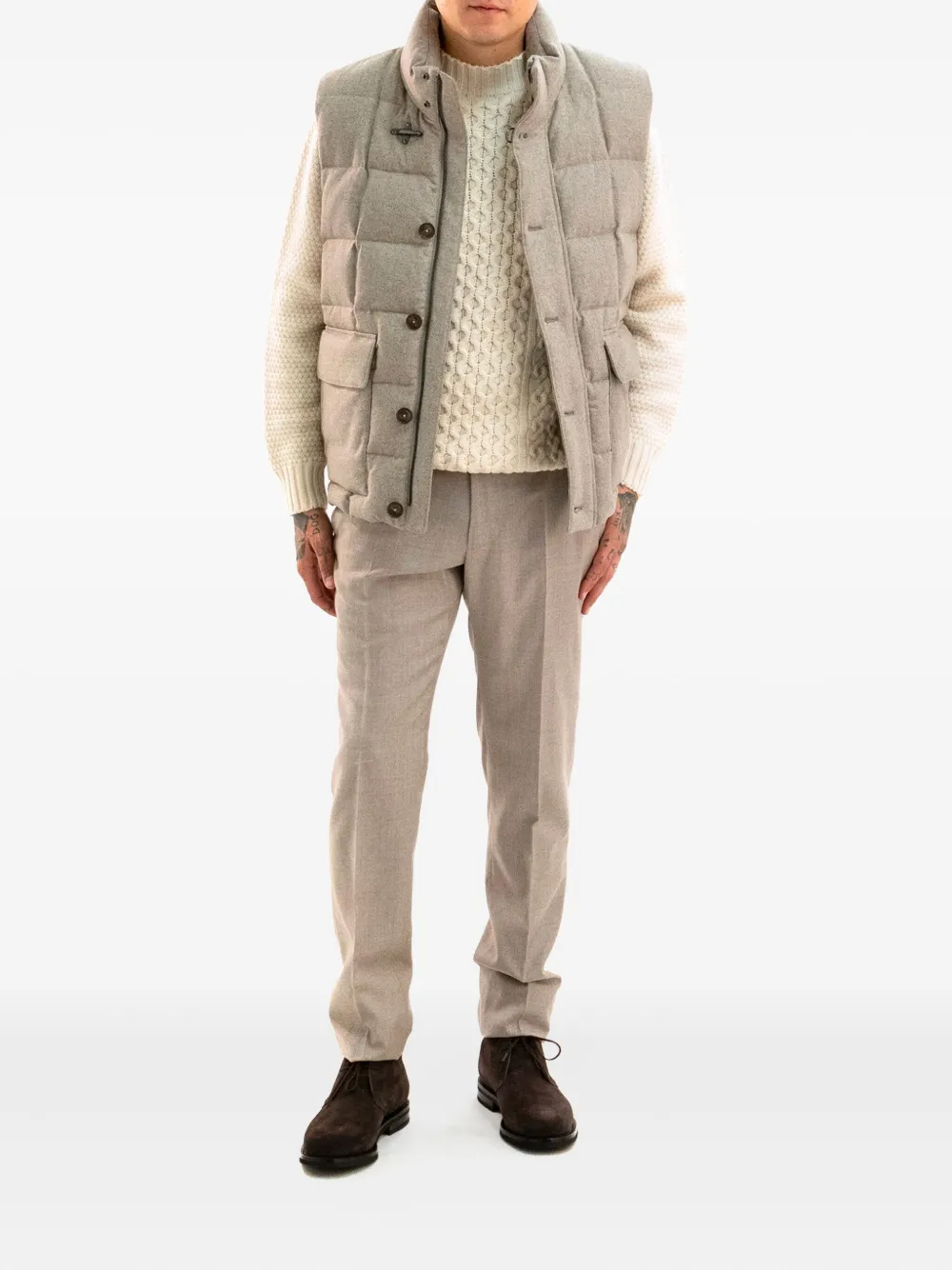 Fay quilted-pattern gilet | Waistcoats & Gilets | Image 2
