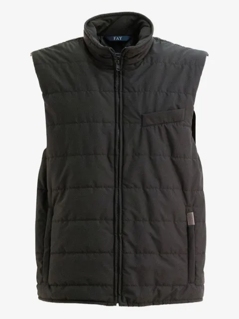 Fay quilted zip-front gilet