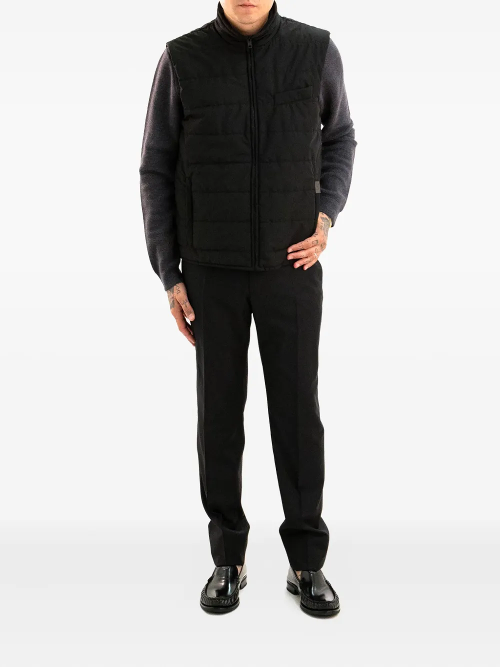 Fay quilted zip-front gilet | Waistcoats & Gilets | Image 2