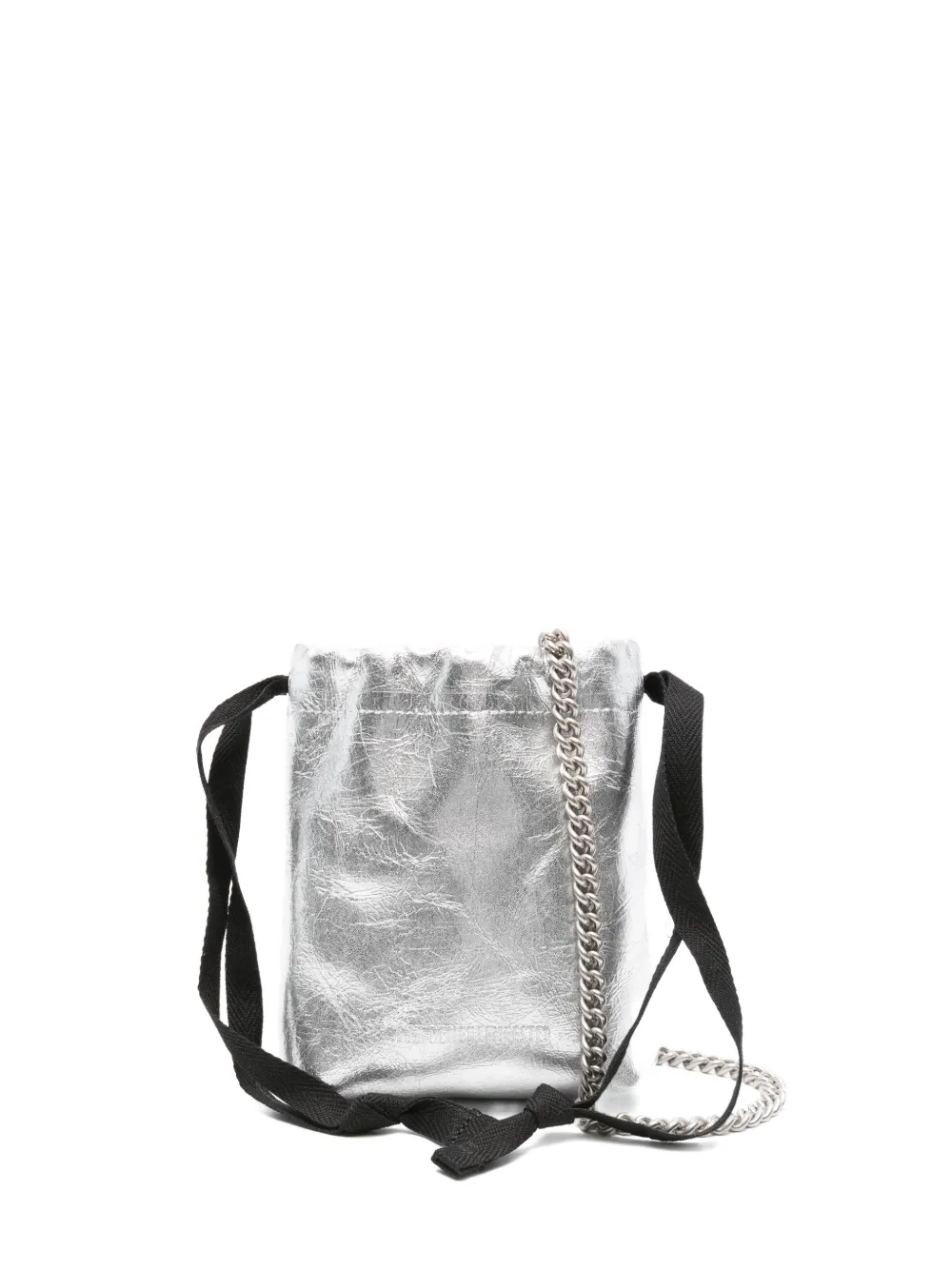 Ann Demeulemeester Gael kleine tas met trekkoord en ketting Grijs