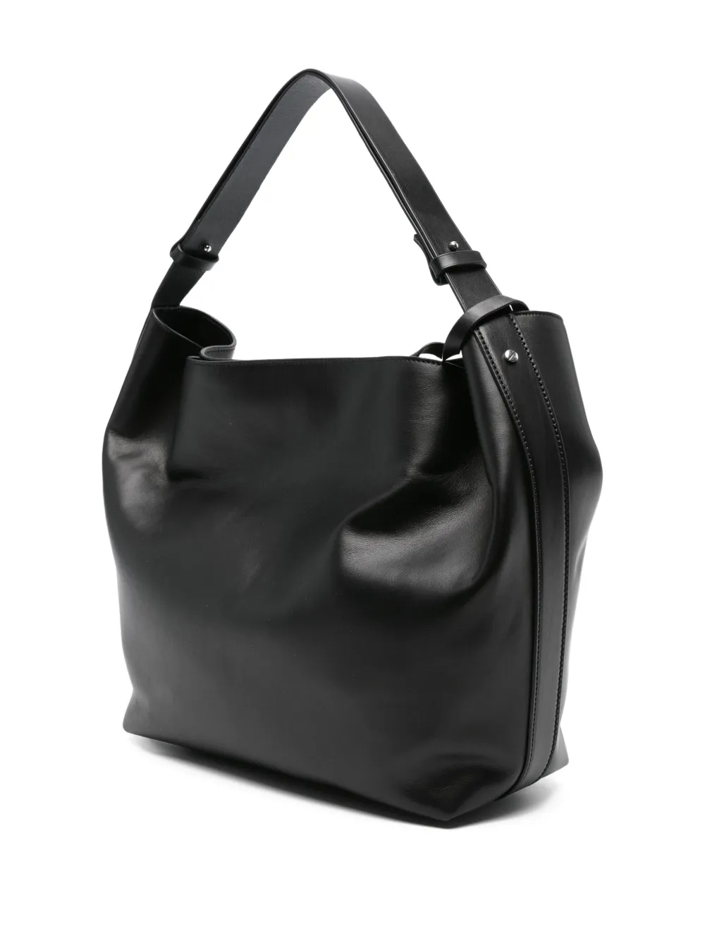 Ann Demeulemeester Via Belt medium leren shopper Zwart
