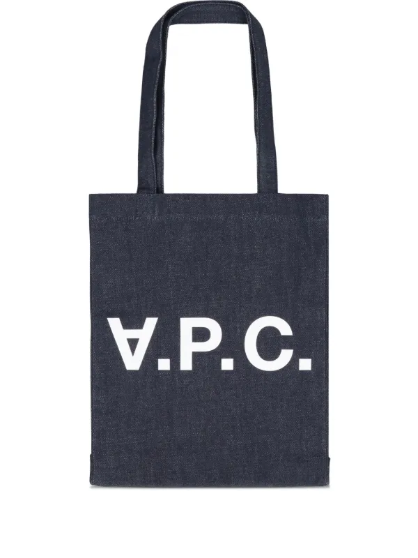 A.P.C. ロゴ ハンドバッグ | ブルー | FARFETCH JP