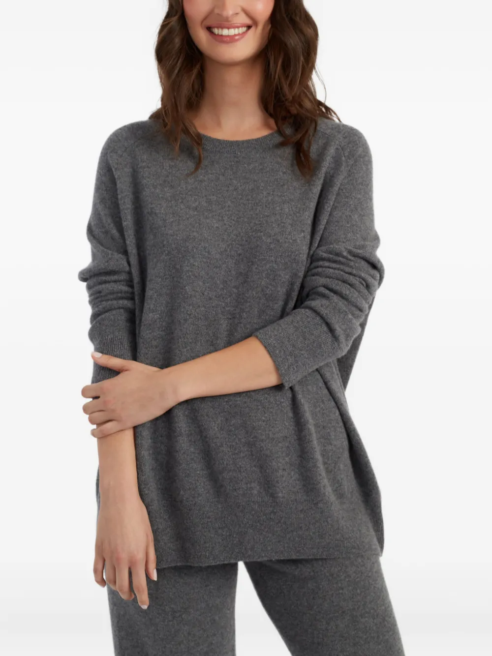 Chinti & Parker Cashmere Sweater In Gray