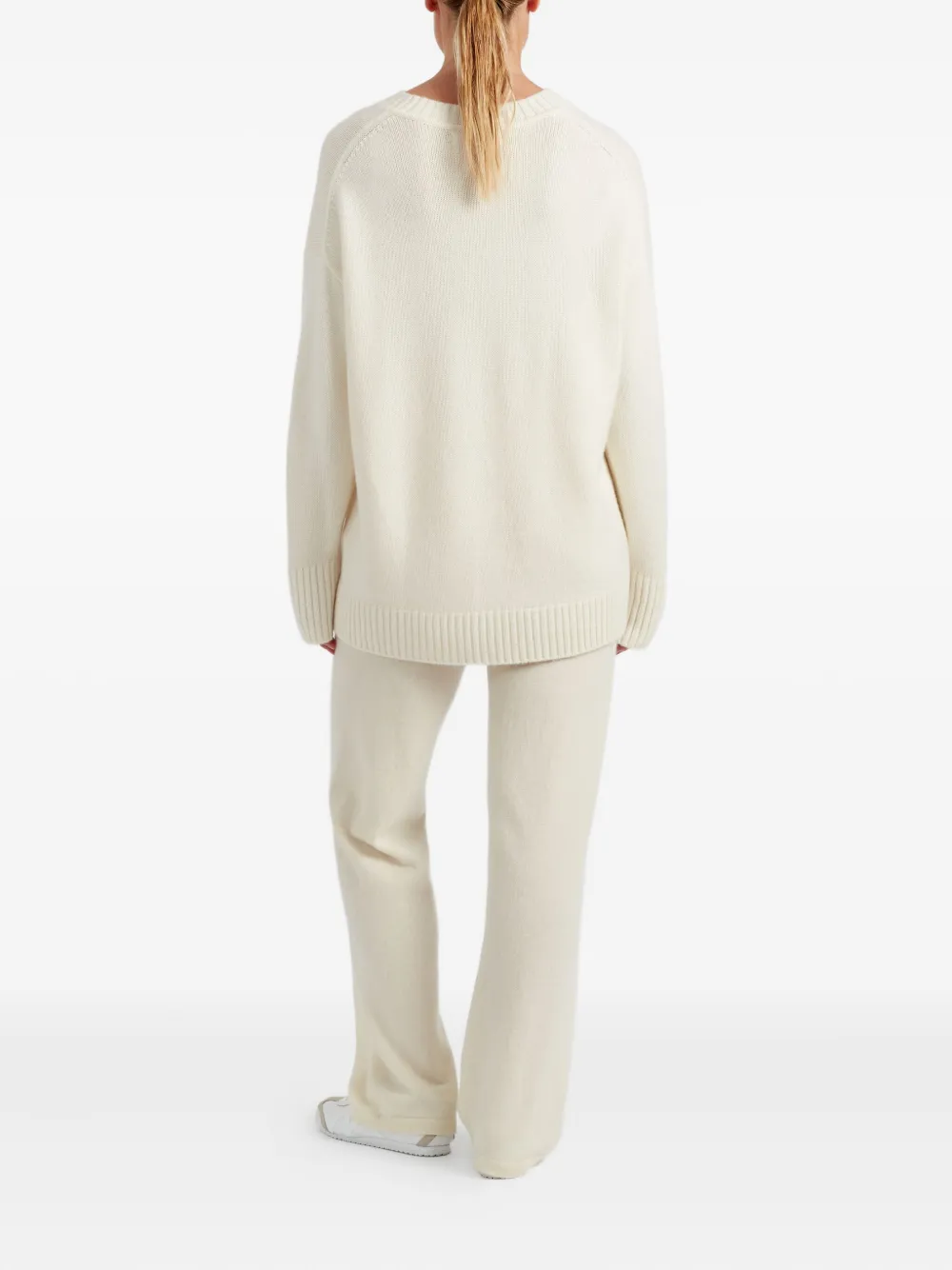 Chinti & Parker Trui met ronde hals Beige