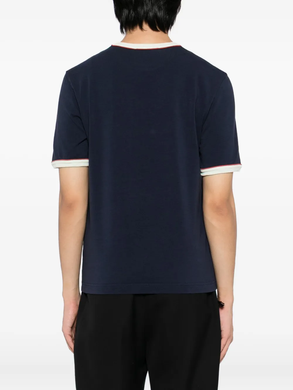 Jacquemus T-shirt met geborduurd logo Blauw