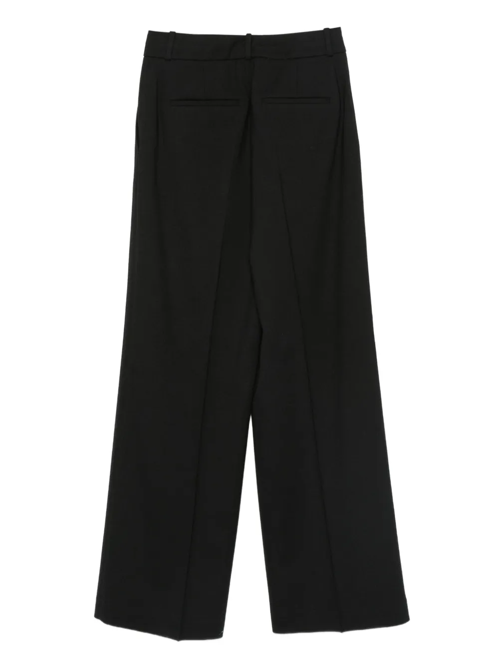 Peserico Broek met wijde pijpen - Zwart