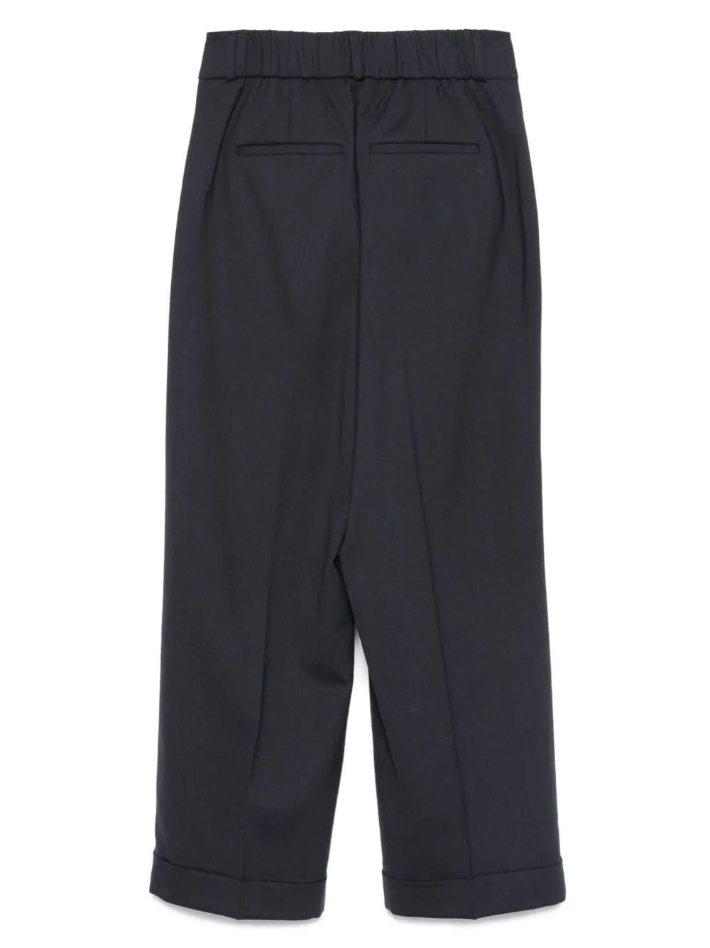 Peserico Plooibroek met zijstreep - Blauw