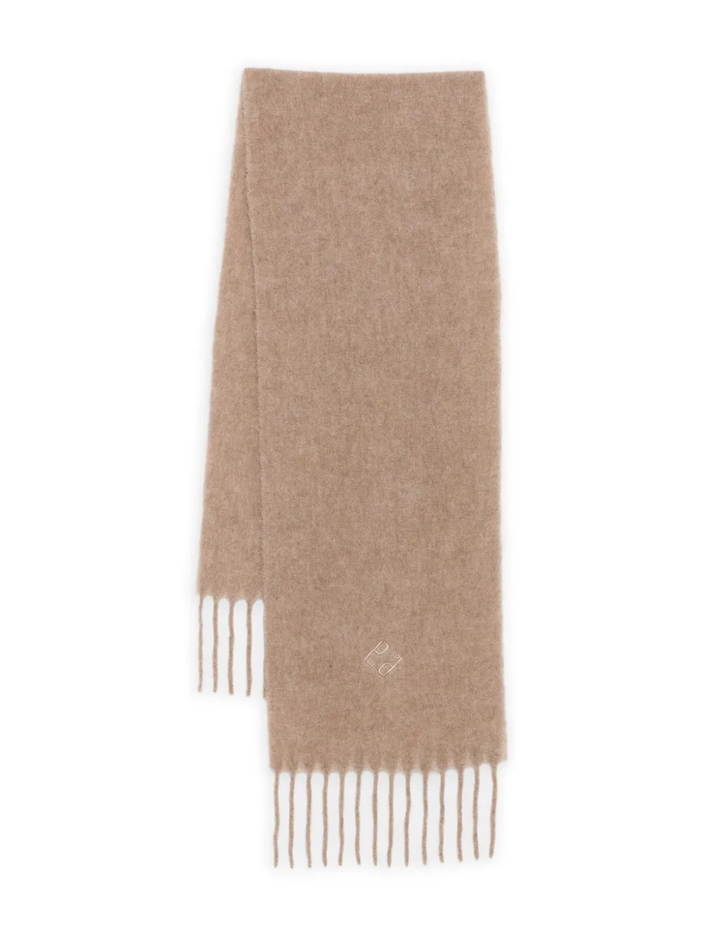 Peserico Sjaal met franje Beige