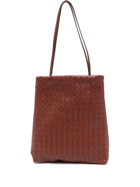 The Row woven sheepskin tote bag