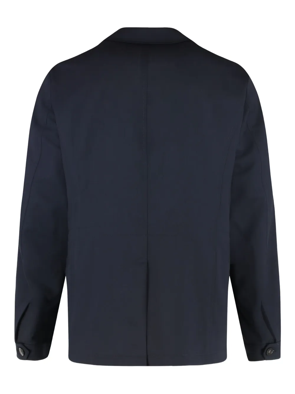 Canali Jack met klepzak en knopen Blauw