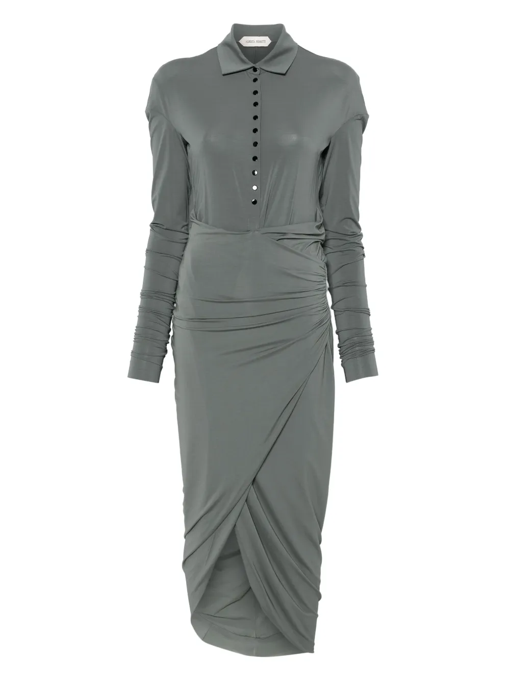 draped jersey dress