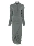 Alberta Ferretti draped jersey dress - Grey