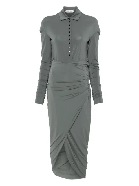 Alberta Ferretti draped jersey dress