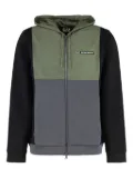 Ea7 Emporio Armani colour-block hoodie - Green