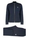 Ea7 Emporio Armani logo-plaque zip-up tracksuit (set of two) - Blue