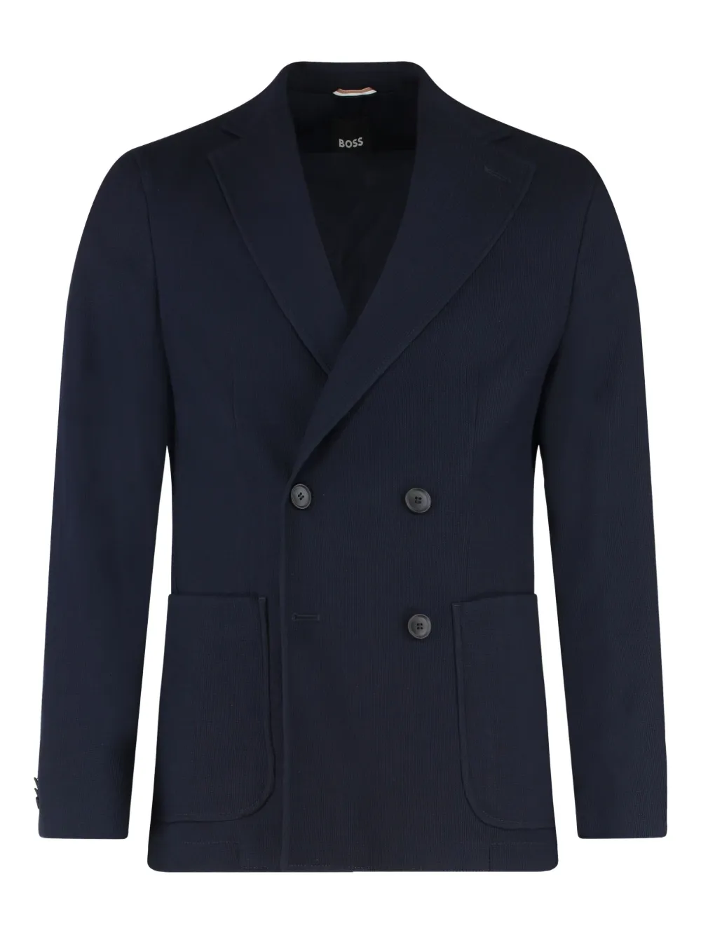 BOSS Blazer met dubbele rij knopen Blauw
