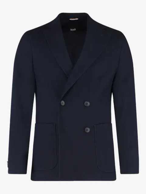 BOSS blazer con doble botonadura